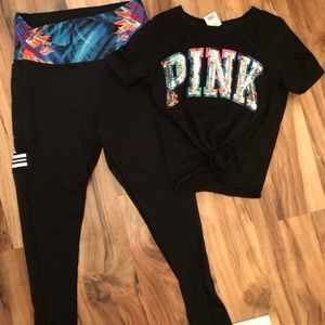 Pink ultimate yoga set